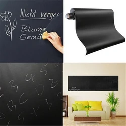 Autocollants pour tableau noir en vinyle, 60x200cm, multifonction, amovible, effaçable, apprentissage, bureau, nouvelle collection 