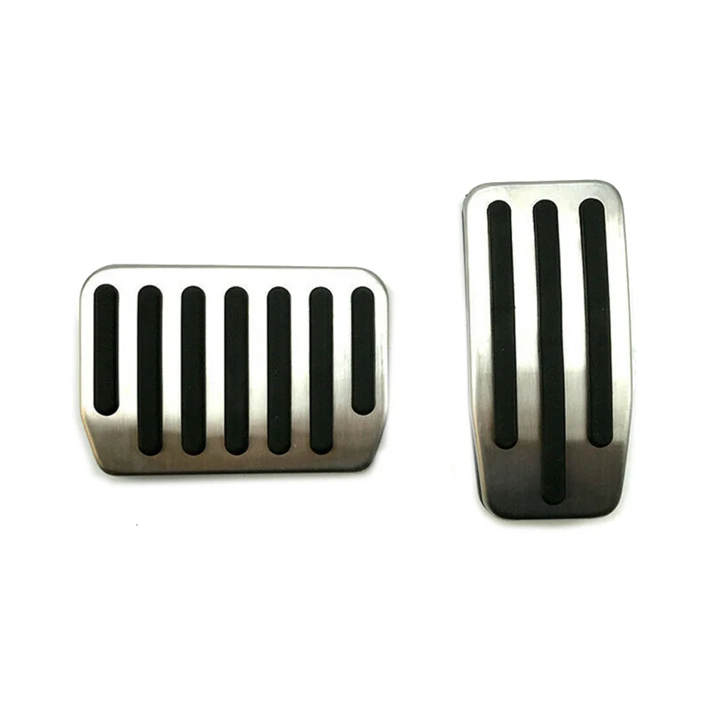 2pcs Car Interior Throttle Brake Pedals Aluminum& Rubber Non-Slip Car Styling For Tesla Model 3 Car Accelerator Pedal