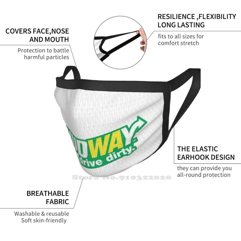 Mudway 4Wd Sticker Female Male Fashion Mouth Mask Scarf Wd Offroad Toyota Landcruiser Overland Adventure Offroading Camping paul smith scarves