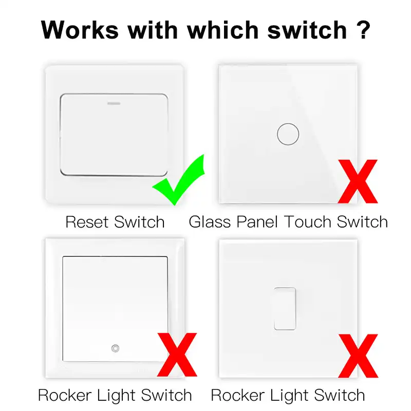 funciona con Alexa Google Home M/ódulo de interruptor inteligente Zigbee control remoto interruptor de atenuaci/ón inteligente 1//2 cuadrilla 220 V con m/ódulo de interruptor de luz neutral de 2 v/ías
