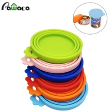 Консерва с едой для животного крышка/силиконовая крышка жестяной банки для собаки и кошки силиконовая форма ПЭТ пищевая Крышка силиконовая постельное белье крышка бутылки для хранения