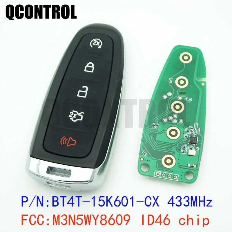 QCONTROL телефон 4 + 1 5 кнопок для Ford Edge Escape Explorer Taurus Flex Focus 433 МГц PCF7953 | Автомобили и