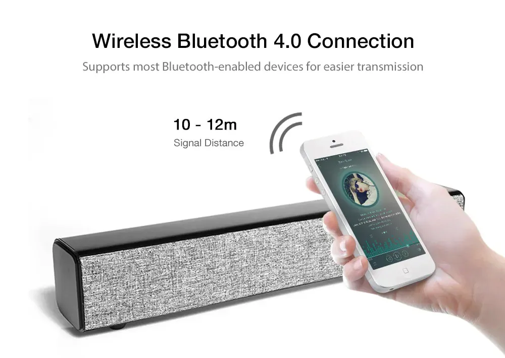 CLAITE bluetooth Саундбар бас стерео динамик сабвуфер 3,5 мм домашний кинотеатр тв динамик BT808 портативный для ТВ ПК