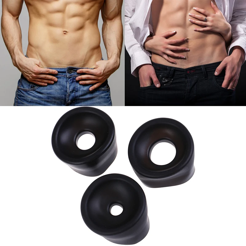 Men Penis Pump Ring Silicone Sleeve Penis Extender Trainer Accessories Penis Erection Enlarger Exerciser Men Masturbator Sex Toy