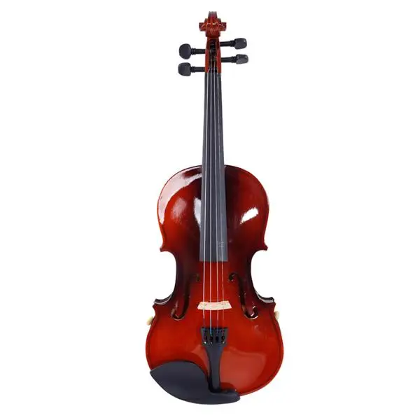 

Glarry 4/4 Acoustic Violin Case Bow Rosin Strings Tuner Shoulder Rest Natural handmade spruce string instrument upright bass