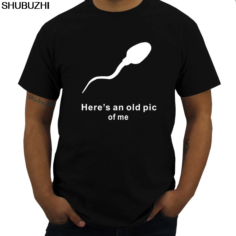 Here's a Old Pic of Me мужская футболка Летняя модная новый бренд teeshirt Мужская черная