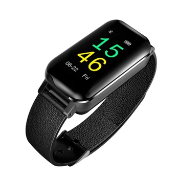 

Bluetooth earphone 2in1 sports watch bracelet Color screen sports bracelet Waterproof and sweatproof sphygmomanometer headset