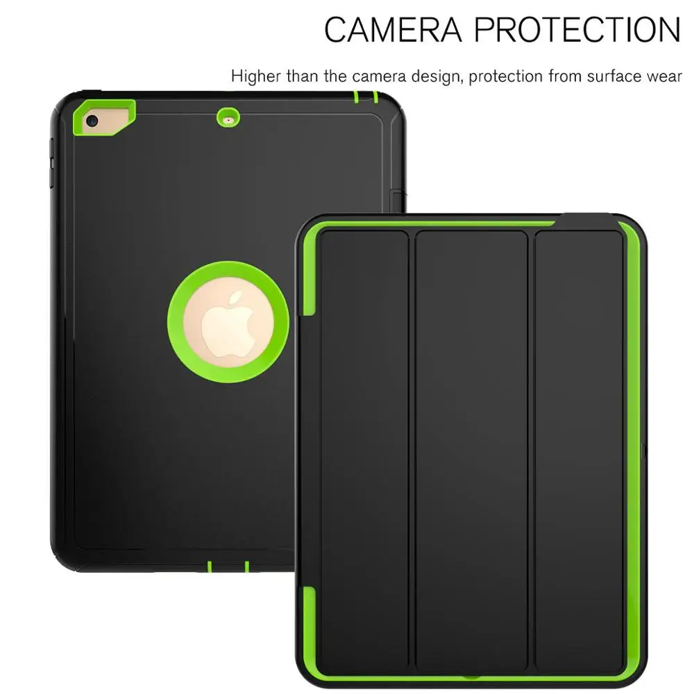 Дешево Чехол для iPad 9,7 6 го 5 го поколения 2018 2017 чехол тонкий авто спящий умный кожаный чехол противоударный стенд с защитой экрана