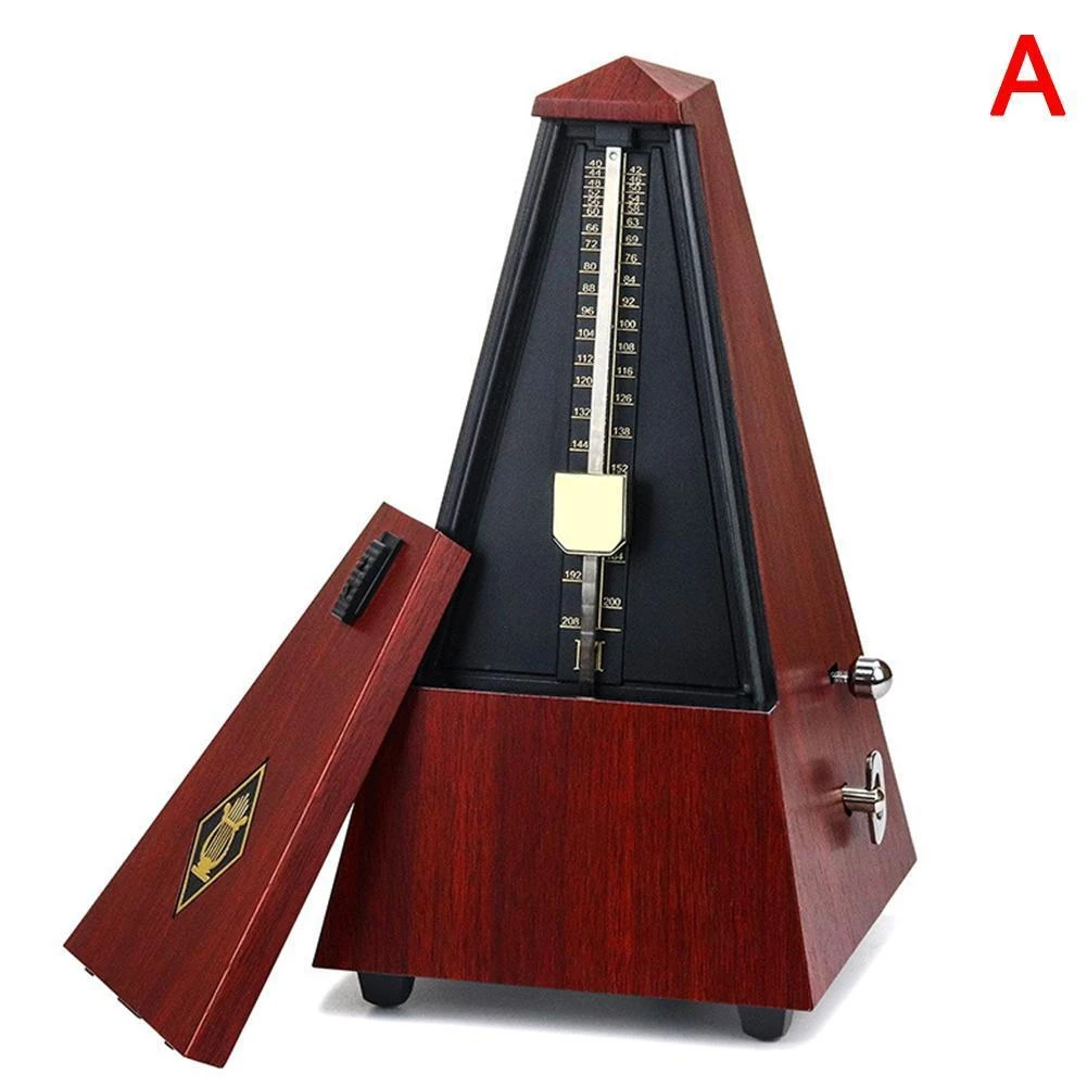 Antiguo Vintage para guitarra en línea mecánica ritmo péndulo Mecanico Metronomo para guitarra, Piano instrumento Musical|Partes y de guitarras| AliExpress