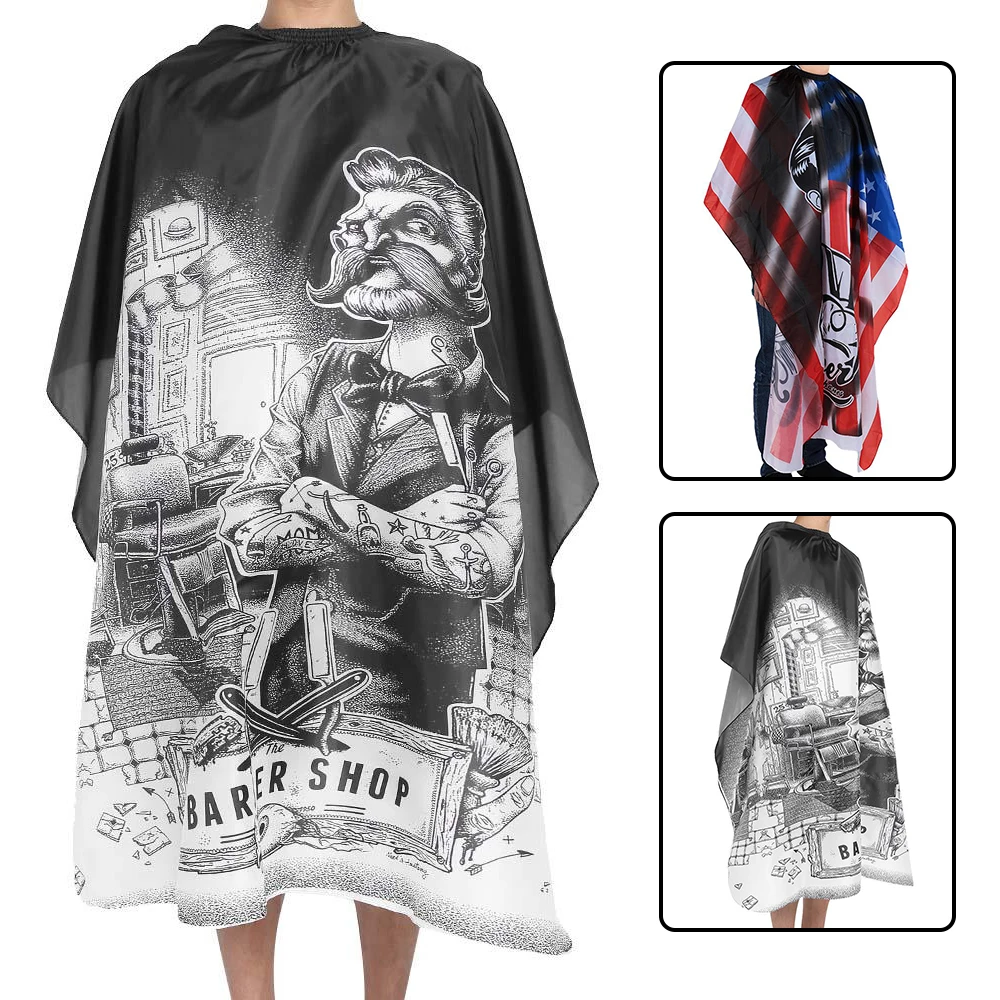 Прямая поставка Профессиональная Парикмахерская накидка для стрижки фартук Парикмахерская Ткань Водонепроницаемый Фартук