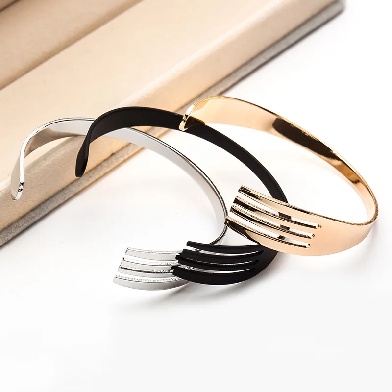 Personality Western Food Knife and Fork Bracelet for Men Adjustable Bangles Creative Jewelry | Украшения и аксессуары