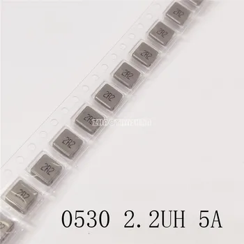 

1000pcs X 0530 2.2UH 5A Patch one forming inductance 5*5*3 High current inductance NEW Free Shipping