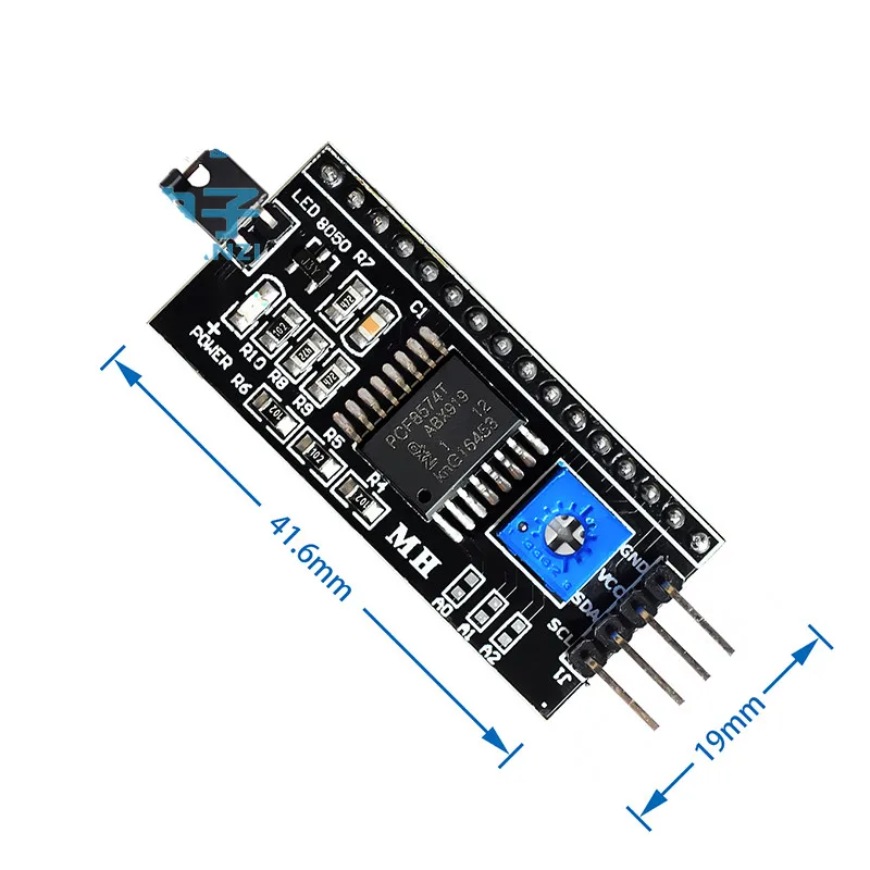 PCF8574 IIC I2C TWI SPI Serial Interface Board Port 1602 2004 LCD LCD1602 Adapter Plate LCD Adapter Converter Module