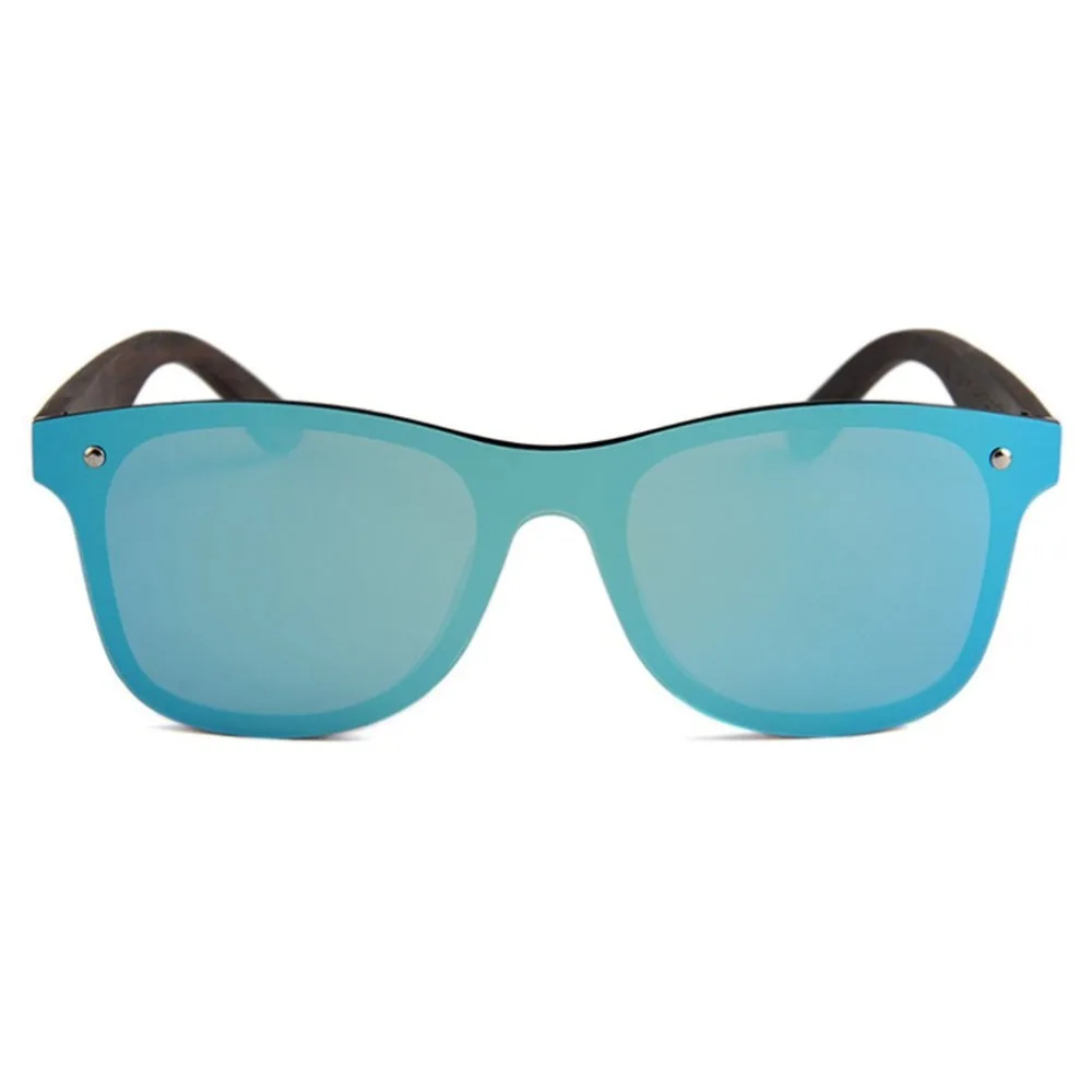 Multicolor Transparent Frame Sunglasses 1501 Fashion Tide Wooden Feet Glasses Colorful Reflective Polarizer