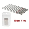 10pcs Milling Cutter For Manicure Diamond Nail Drill Bits Set Accessory Pedicure Machine Nail Bit Flies Gel Remover Cutter Tool 6