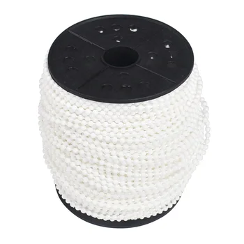 

Multipurpose 4.5x6mm Roller Blind Chain White Curtain Bead Simple Modern Roman Shade Cuttable Replacement Parts Easy Install