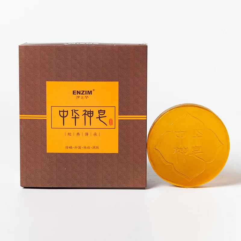 

Chinese Traditional Facial Soap Face Wash Bath Soap Moisturizing Oil Control Mite-Removing Unisex Handmade Skin Care