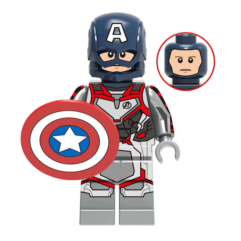 100 шт. Marvel Мстители 4 Endgame Сборка строительные блоки игрушки Капитан Америка для детей игрушка XP228