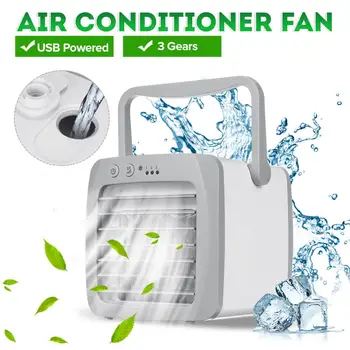 

Mini Portable Air Cooler Air Conditioner Humidifier Purifier USB Air Cooler Fan For Office Home Car Refrigerating Device