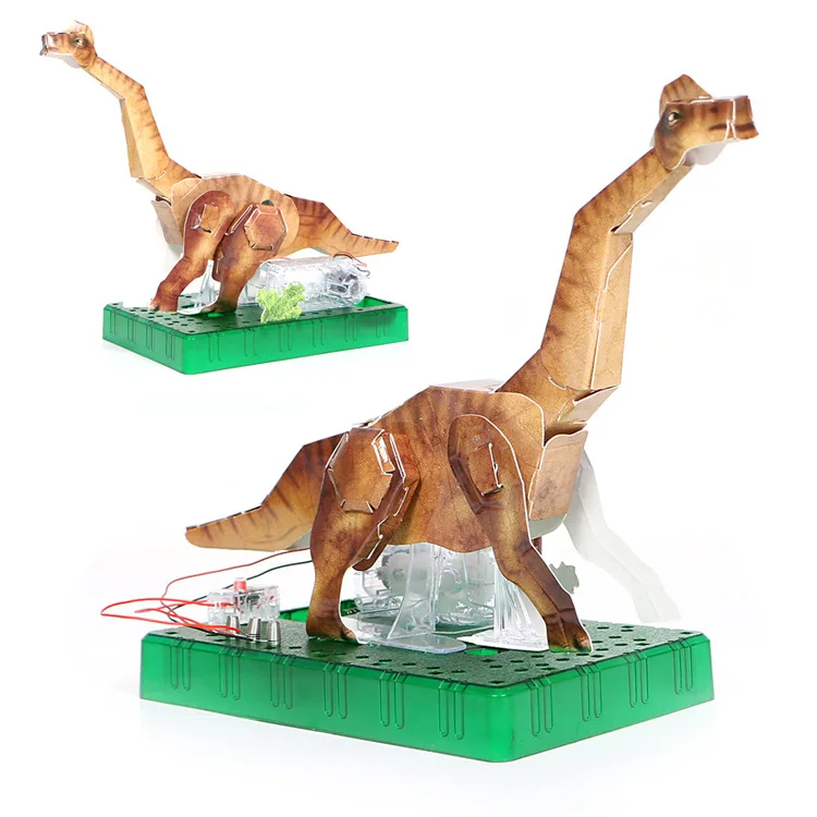 

Children'S Educational Early Childhood Physics 3D Animal Dinosaur Paper Folding Experimental Popularization of Science Toy 3D Pu