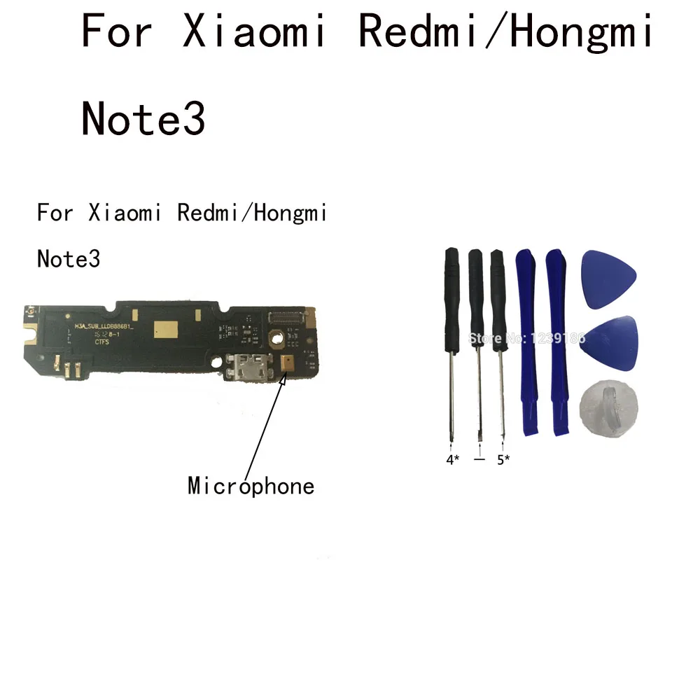 

For xiaomi Redmi Hongmi Note 3 (Full Netcom) USB Charging Dock With Microphone Board Repair Parts+Tool