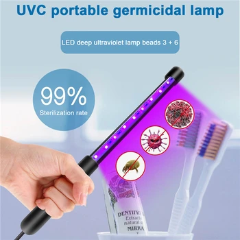 

Portable UV Sterilizer Light Stick Home LED Ultraviolet Disinfection Bactericidal Lamp Handheld UVC Germicidal Lamp Sterilizer