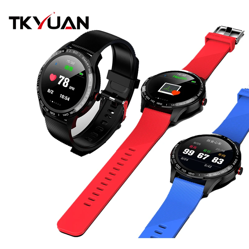 TKYUAN L9 Смарт часы ЭКГ сердечный ритм звонки напоминание полный сенсорный Smartwatch IP68 Водонепроницаемые часы для мужчин для Android IOS PK L7 GT2