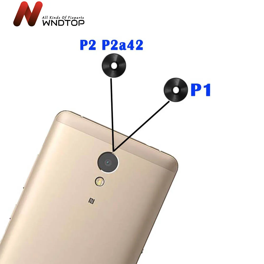 Новый объектив задней камеры Замена для Lenovo Vibe P1 с наклейкой VIBE P2 задний |