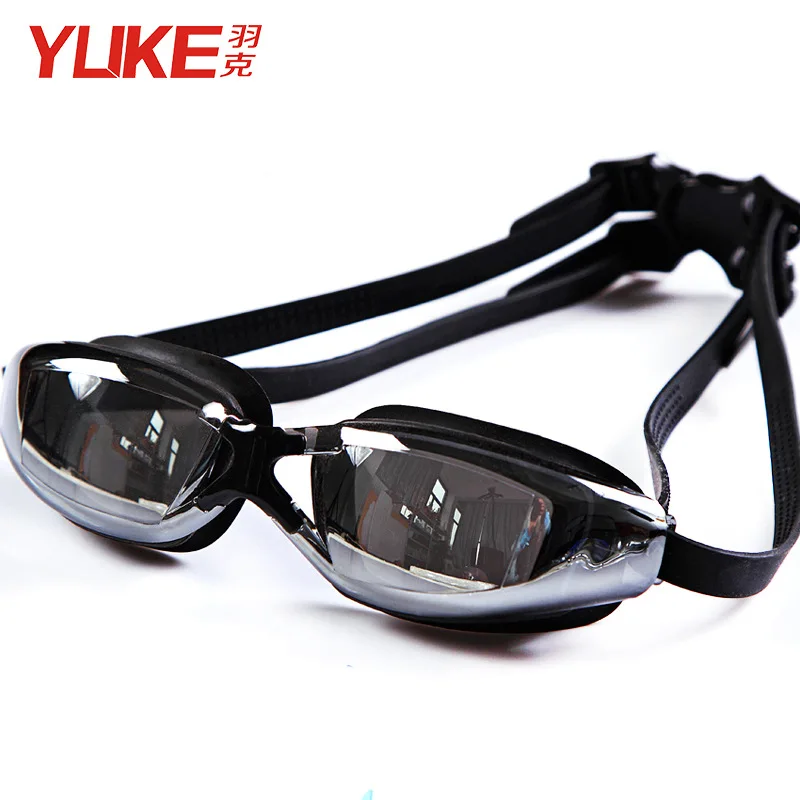 

Goggles Women's Myopia Men Waterproof Anti-fog Swimming Glasses Women's Large Frame Swimming Goggles Set Swimming Cap Swimming E