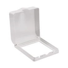 Uxcell всепогодный выход крышка в использовании штепсельная розетка протектор для внутреннего использования s 137x145x48 мм белый