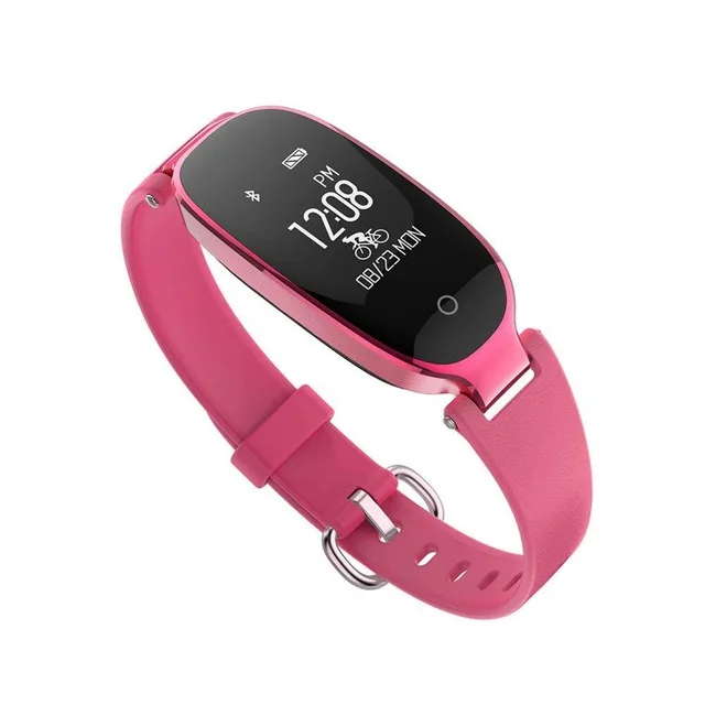 S3 Rose S3 plus S3plus S4 водонепроницаемые женские монитор сердечного ритма фитнес-трекер Смарт-часы smartband для Android IOS - Цвет: S3 Rose