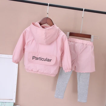 

2019 Autumn Baby Boy Girl Outfits Long Sleeve Letters Pattern Hoodie Sweatshirt+Striped Pants Casual Costume Sets