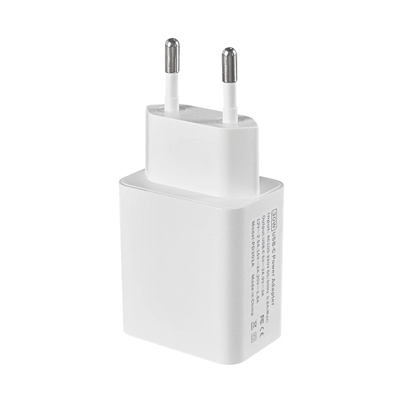 30 Вт тип-c настенное зарядное устройство USB C PD зарядное устройство для нового MacBook/Pro/iPad Pro/Nexus