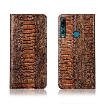 

Ostrich Claw Pattern Genuine Leather Magnetic Phone Bag For Huawei Maimang 8/Huawei Maimang 7 Phone Holster Flip Case Funda Capa