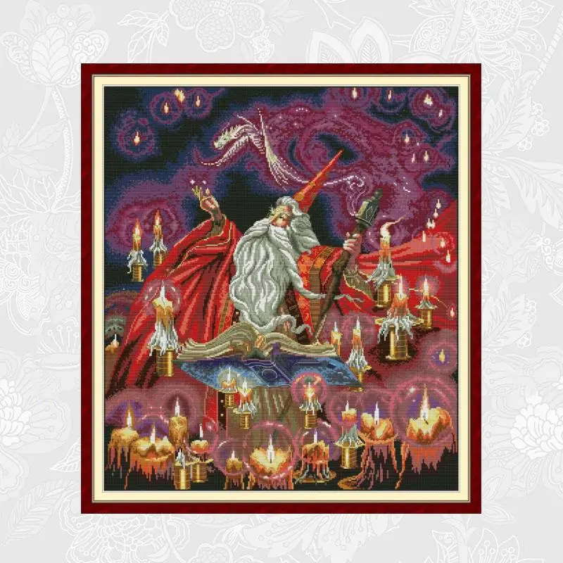 Joy Sunday Вышивка крестом Волшебные узоры 14CT 11CT DIY Ручная вышивка набор DMC для
