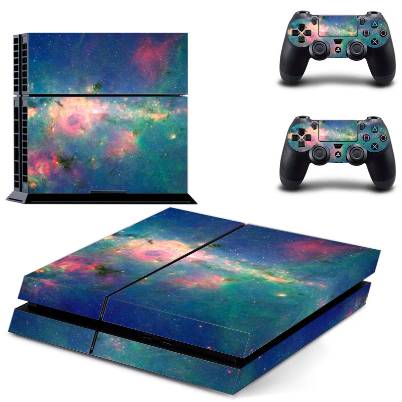 6 Galaxy для PS4 виниловая кожа Наклейка чехол для PS4 Playstation 4 консоль+ 2 контроллера наклейка Аксессуары для игр - Цвет: 6