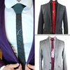 Paisley Matte Black Ties Slim Metallic Smart Necktie 9 Colors Handkerchief Set Anniversary Gift Men Wedding Ties Stylish ► Photo 3/6