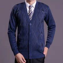 #Special Offers Autumn Early Winter Men Business Smart Casual Cardigan Sweaters Male Warm Thick V-neck Knitted Top Man Single Breasted Knitwear #Special Offers Autumn Early Winter Men Business Smart Casual Cardigan Sweaters Male Warm Thick V-neck Knitted Top Man Single Breasted Knitwear