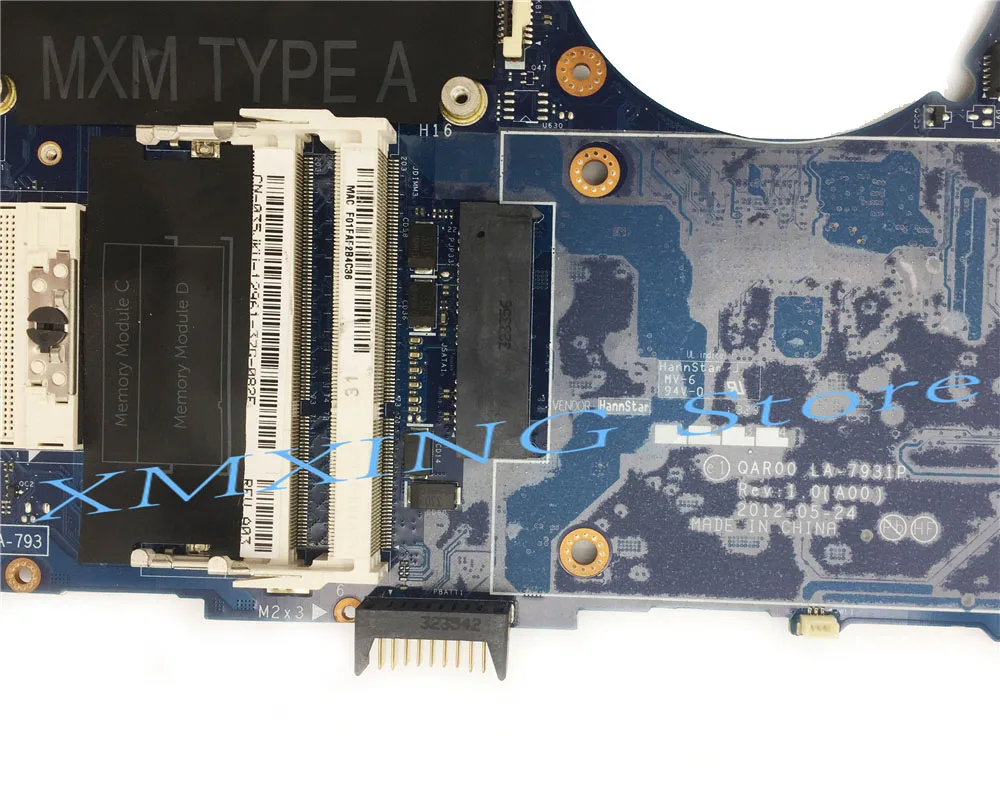 FULCOL для DELL Precision M4700 материнская плата ноутбука LA 7931P CN 035JKV 35JKV протестированная 100%