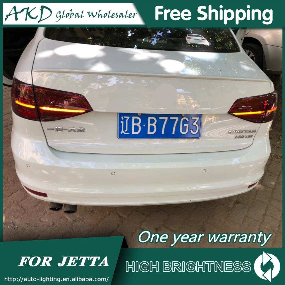 Задний фонарь для автомобиля VW Jetta- Jetta Mk6 задние фонари светодиодные противотуманные фары DRL дневные ходовые огни тюнинг автомобильные аксессуары