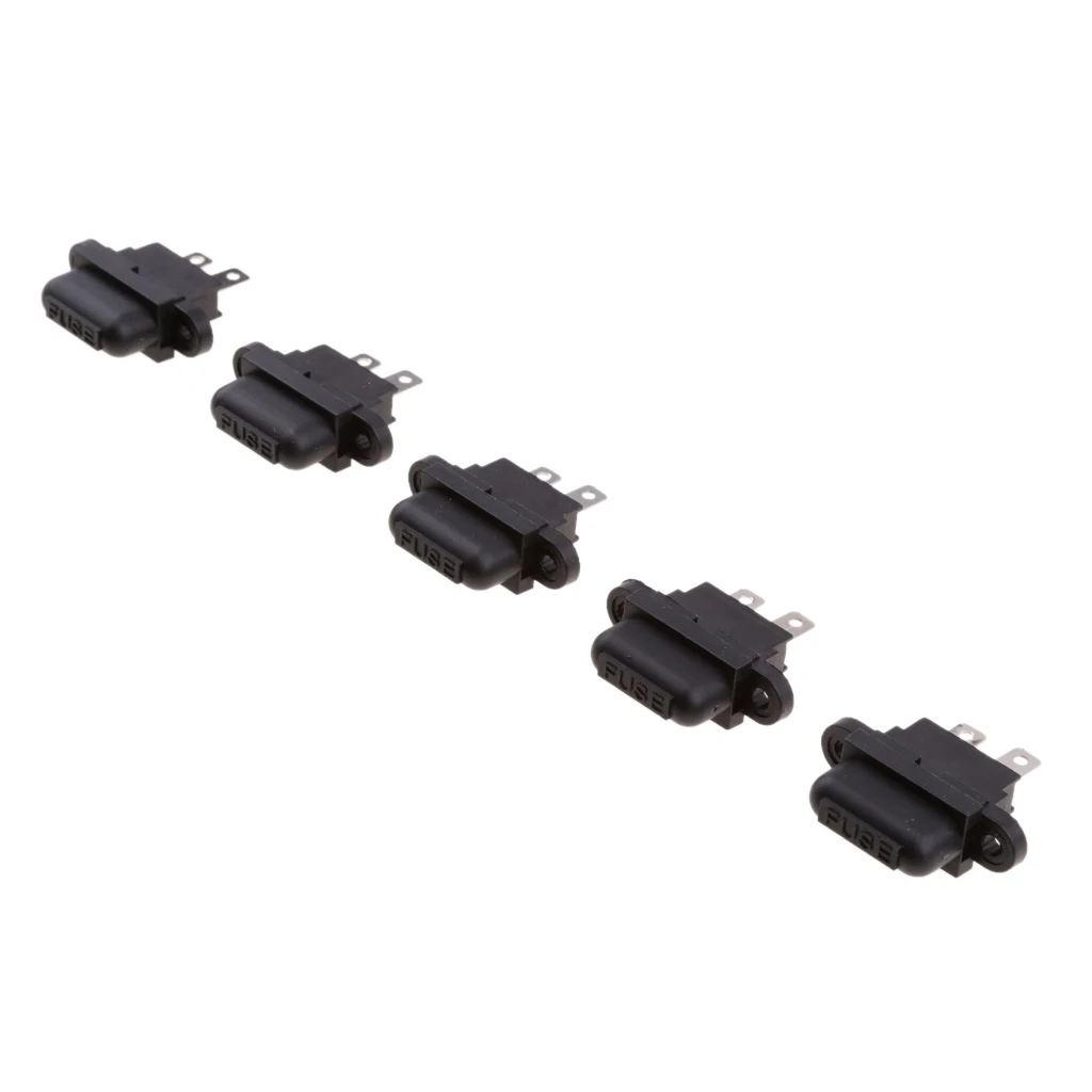 10 Pieces 30A Amp Auto Standard Blade Fuse Holder Box Set for Car /Boat /Truck