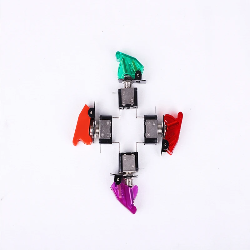 

BOOST LED Light Spst Toggle Rocker Switch With Protective Cover 12V 20A Fog Light Control ON/OFF