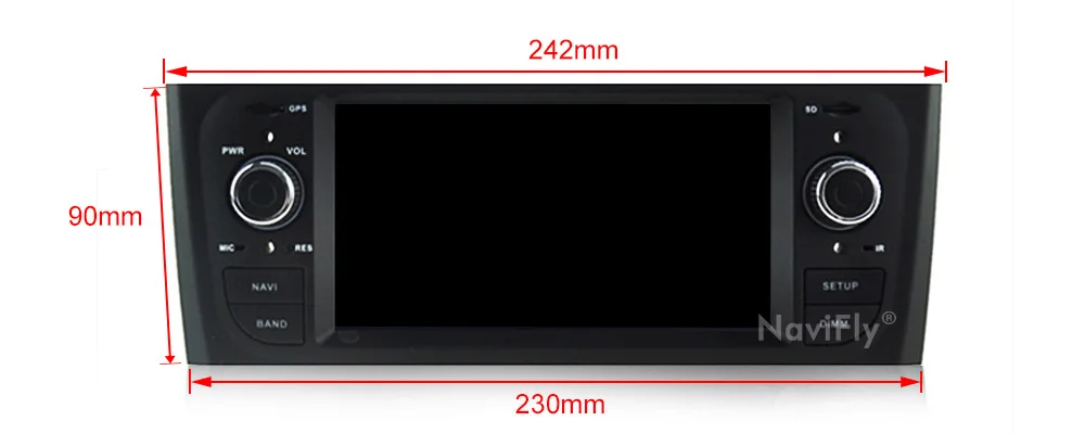 NaviFiy, 6,1 дюймов, Android 9,0, 4 Гб ОЗУ, 64 Гб ПЗУ, автомобильный dvd-плеер для Fiat, viejo punto, Автомобильный мультимедийный радио, wifi, BT, gps навигация