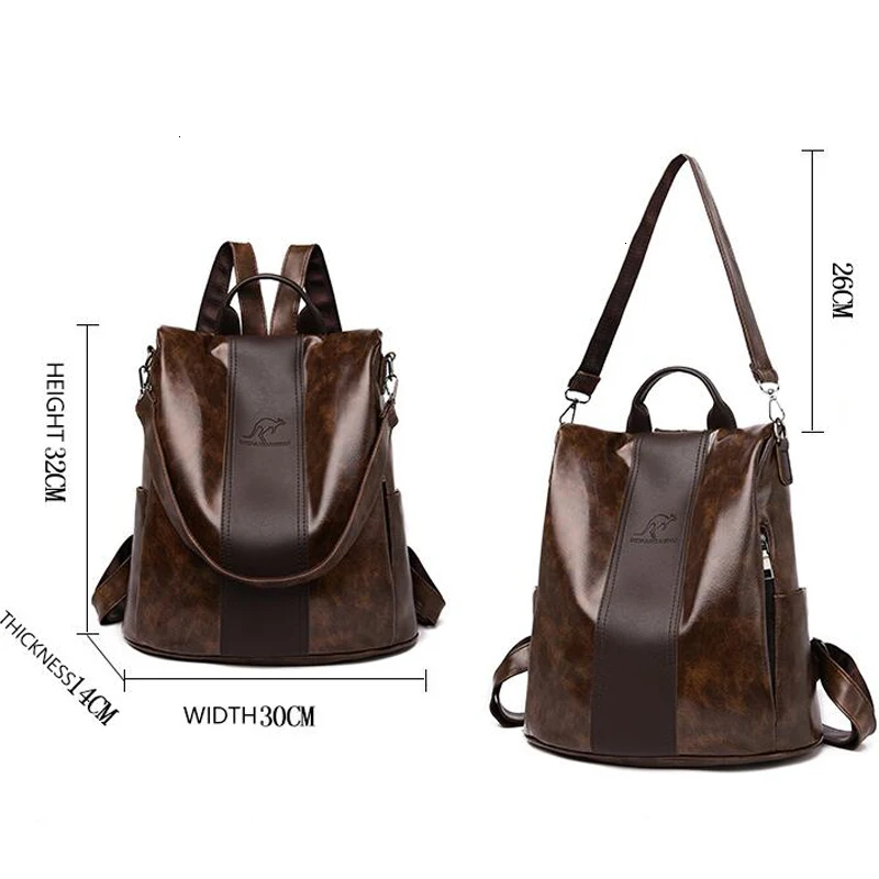 Женский рюкзак Mochila Masculina Большая вместительная сумка на плечо Модный