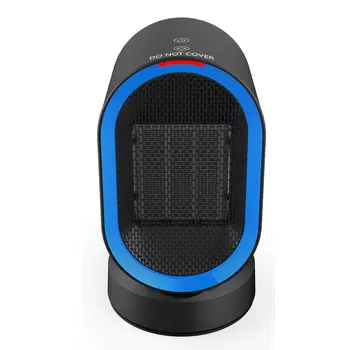 

600W Desktop Mini Electric Fireplace Heater Electric Heater Warm Air Heater Desk Table Heater for Home Office