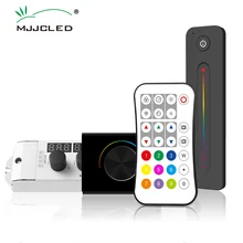 LED Strip RGB Controller 12V 24V DC 3CH 12A RGB Controler V3-K PWM 2.4G RF Wireless Remote Control for 4 Pin 5050 Tape Light