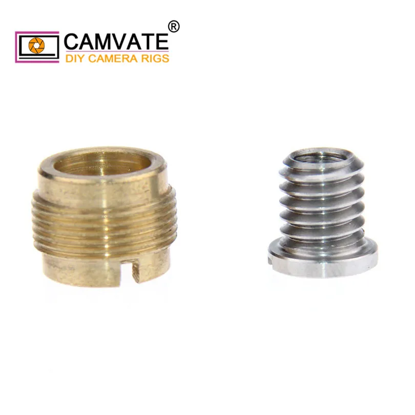 CAMVATE из 2 предметов микрофон с зажимом медной проволоки адаптер 1/4 &quot 20 до 3/8&quot 16