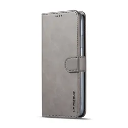 Luxury Leather Wallet Flip Cover - Premium Smartphone Case for iPhone 5 s 5 (GRAY)