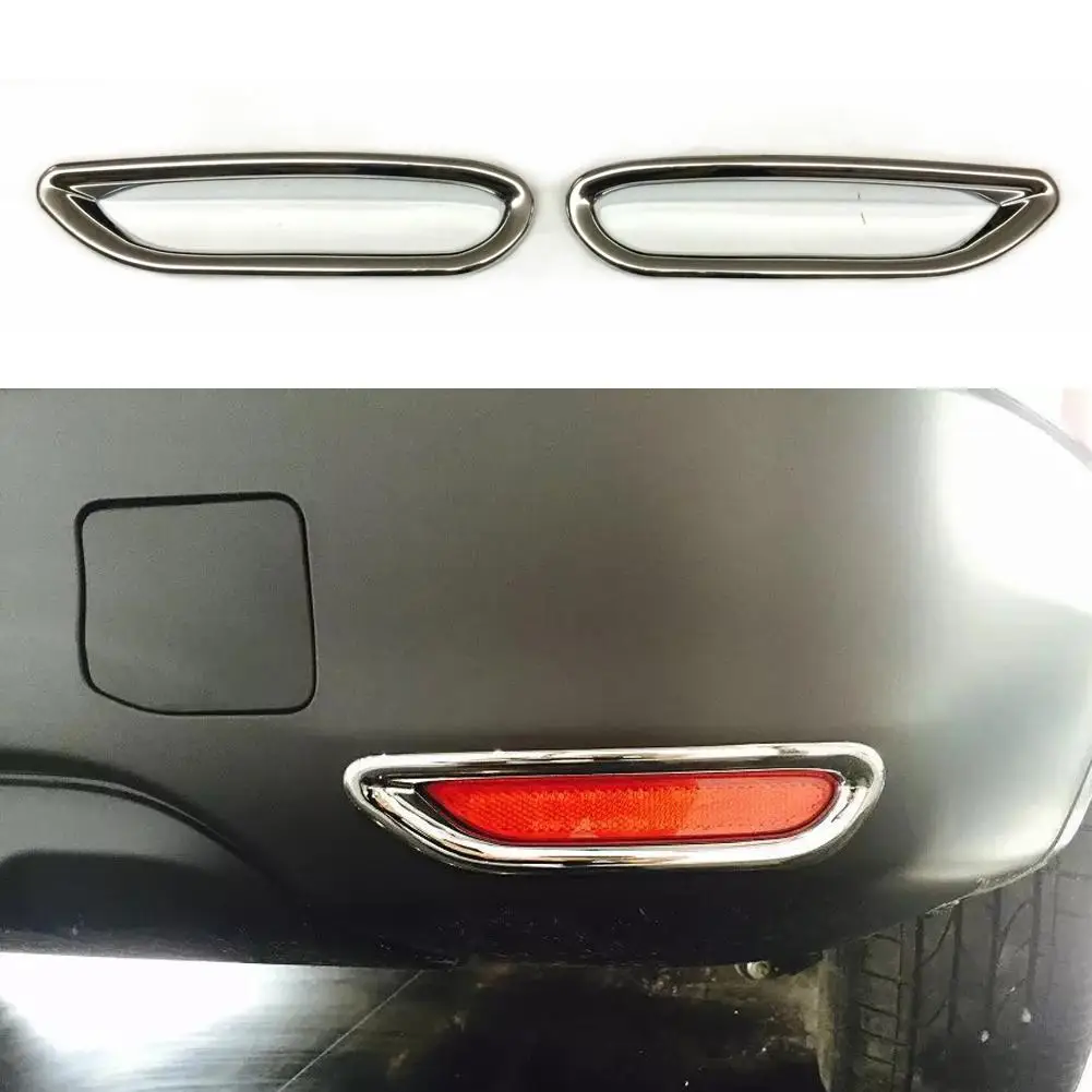 Dragonpad 2 шт./компл. для Nissan Qashqai J11 ABS хромированный задний отражатель