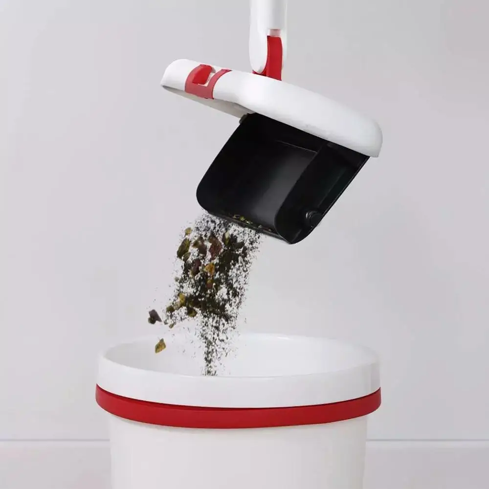 Швабра и уборочная щетка Cleanhome 3 в 1 с ковриком из микрофибры многоразовый